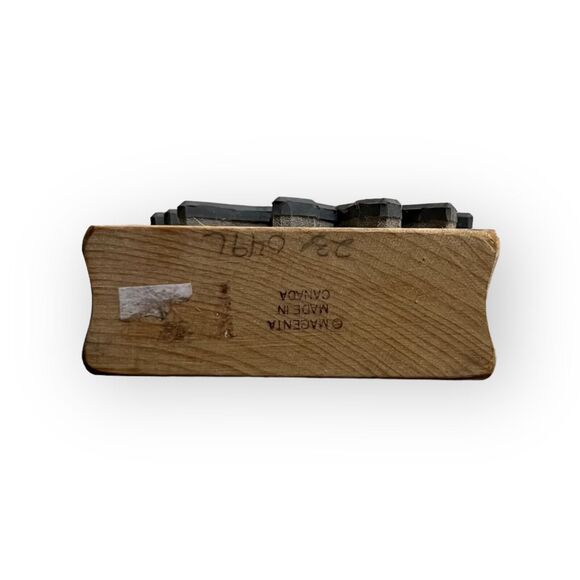 Magenta Sunflower, Sun, Flower With Face Wood & Rubber Stamp - Picture 5 of 9